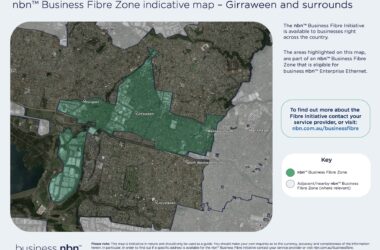 nbn business fibre zones